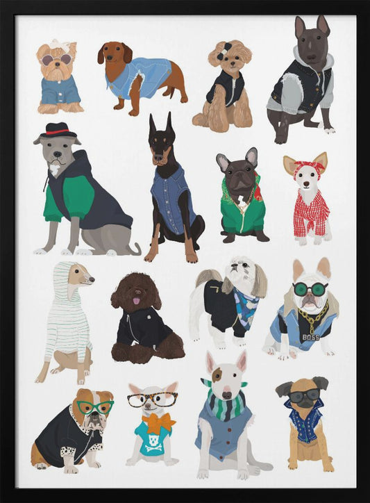 Cool Dog Print - Poster / Art Print