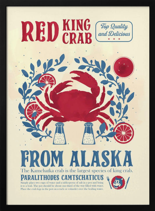 Crab kitchen print - Poster / Art Print