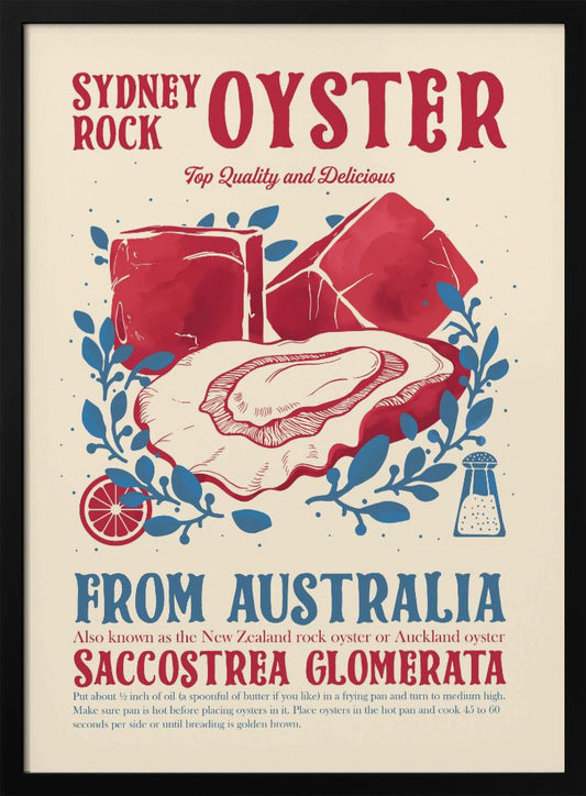 Oyster kitchen decor - Poster / Art Print