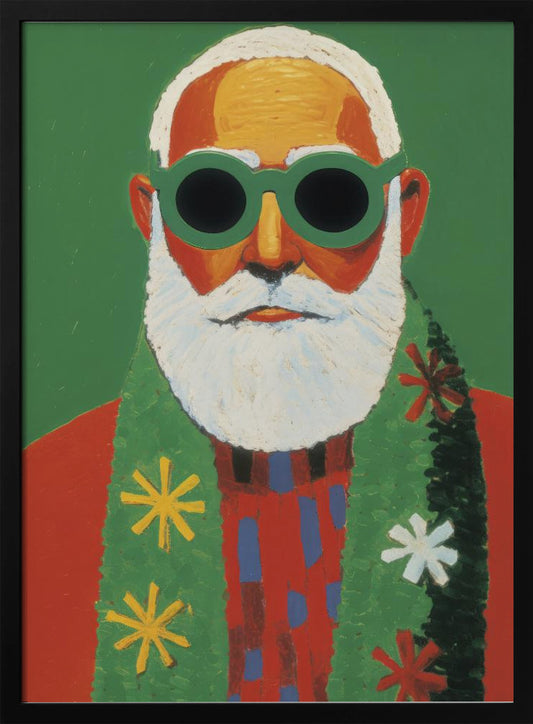 Holiday Santa - Poster / Art Print