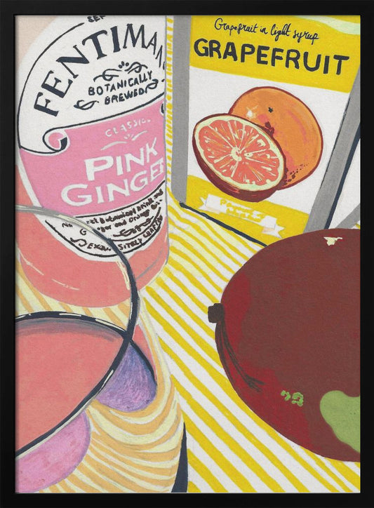 Fentimans Pink Ginger - Poster / Art Print