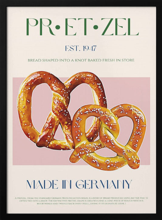 Pretzel Print - Poster / Art Print