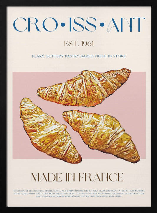 Croissant Print - Poster / Art Print