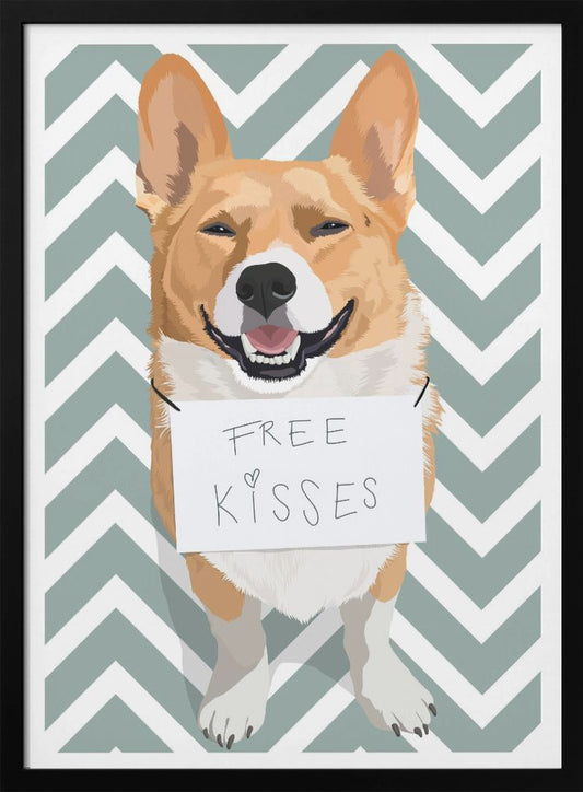 Free Kisses - Poster / Art Print