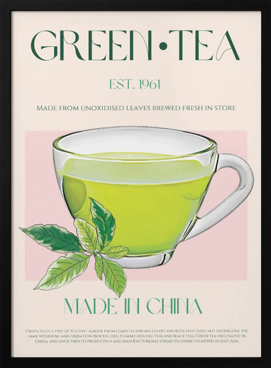 Green Tea - Poster / Art Print