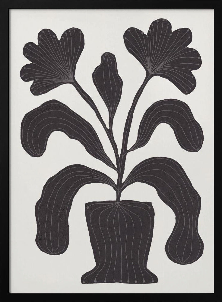 Linocut Flowers #2 - Poster / Art Print