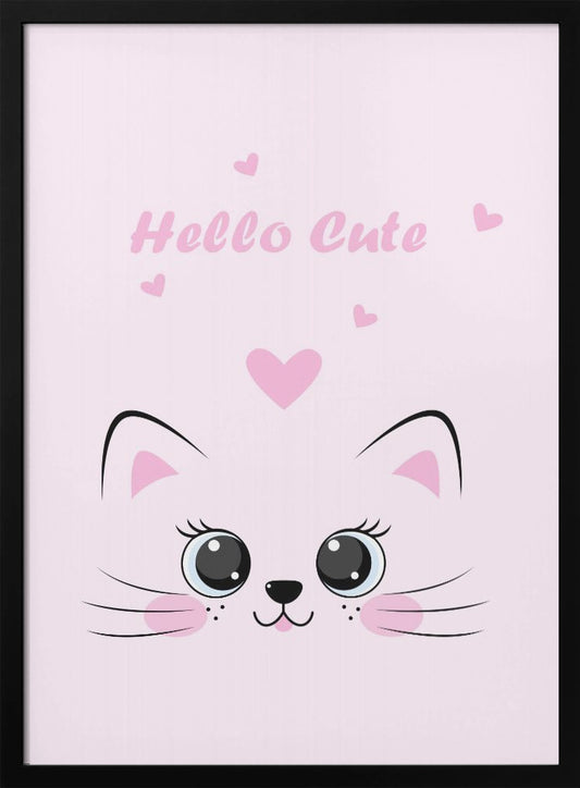 Pink Cat - Poster / Art Print