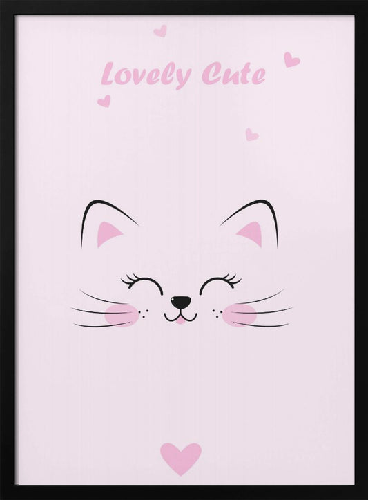 Pink Cat - Poster / Art Print