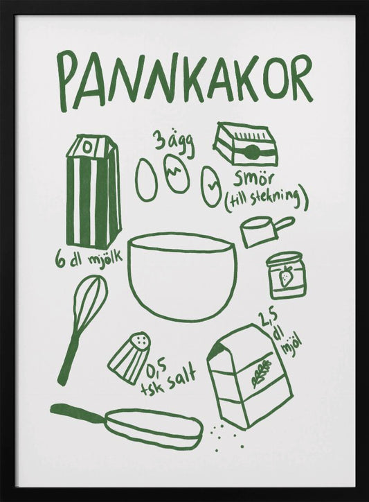 Pannkakor - Poster / Art Print