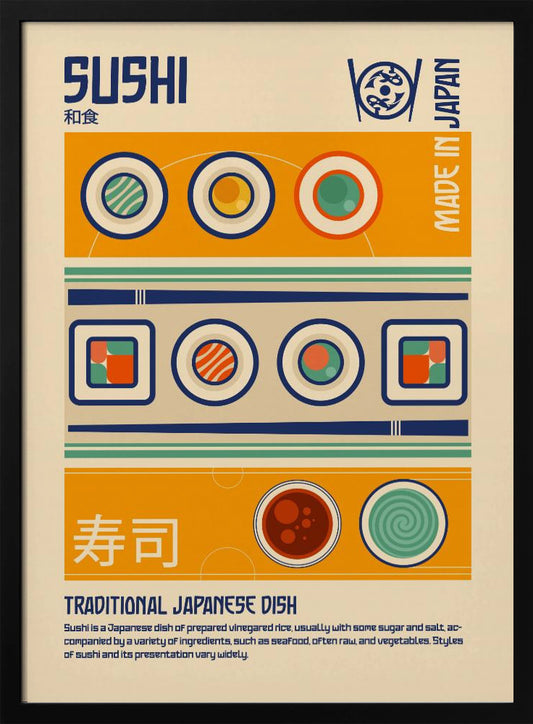 Sushi Japanese Food Print - Poster / Art Print