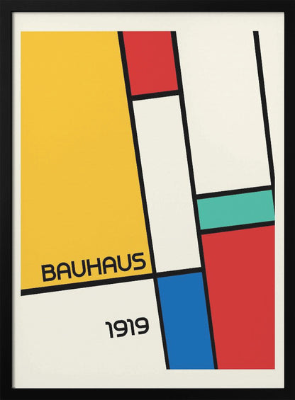 Bauhaus Geometric Design Retro - Poster / Art Print