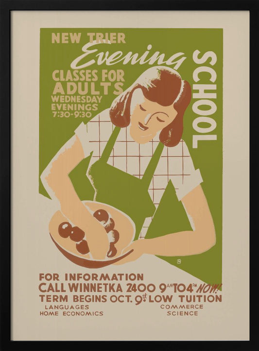 Evening School - Poster / Art Print