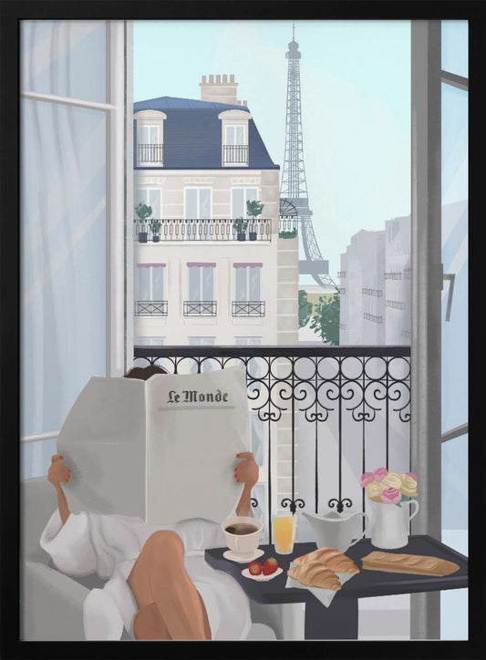 Paris Balcony - Poster / Art Print