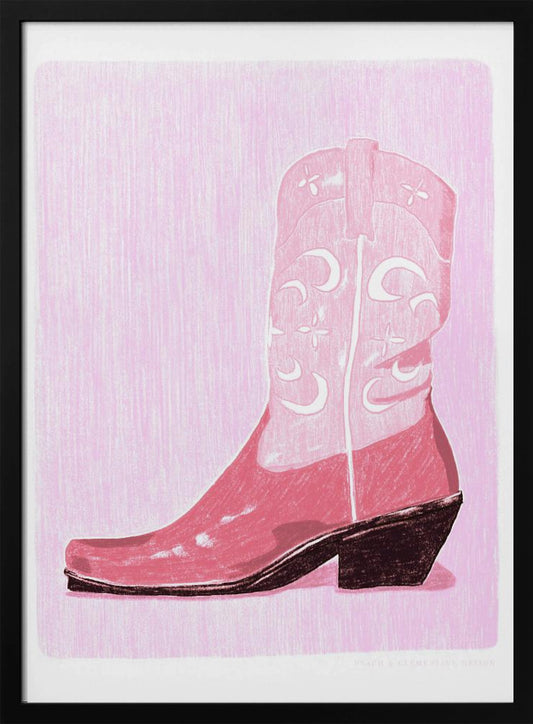 P&amp;c Cowgirlboot - Poster / Art Print