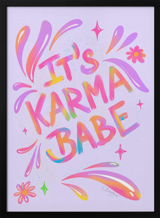 Karma Babe - Poster / Art Print