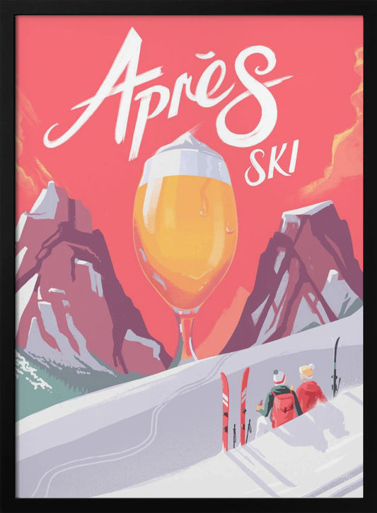 Apés Ski - Poster / Art Print