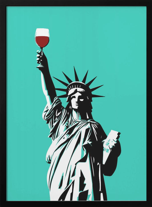 Liberty of Wine - Poster / Art Print