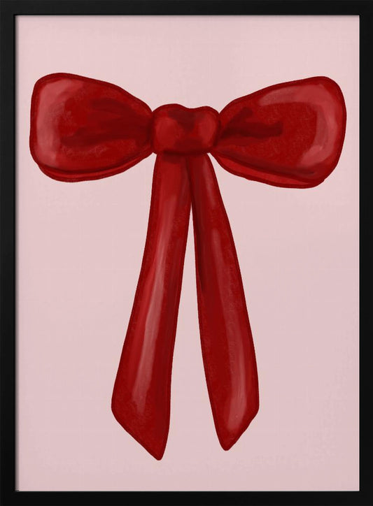 Red Bow - Poster / Art Print