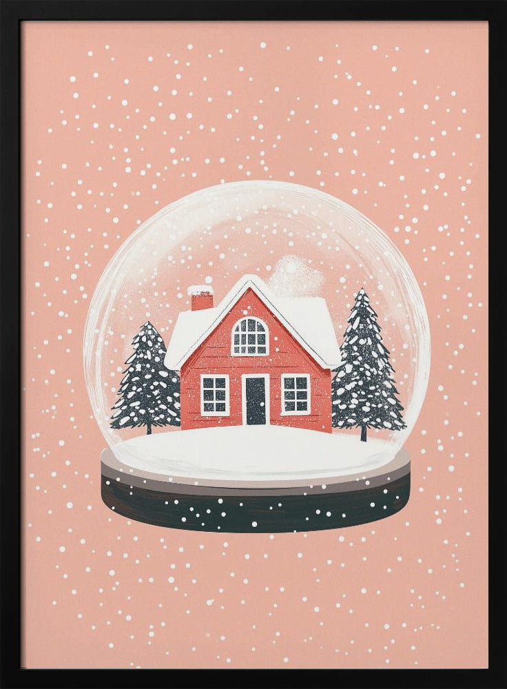 Christmas Ornament Glass Illustration - Poster / Art Print