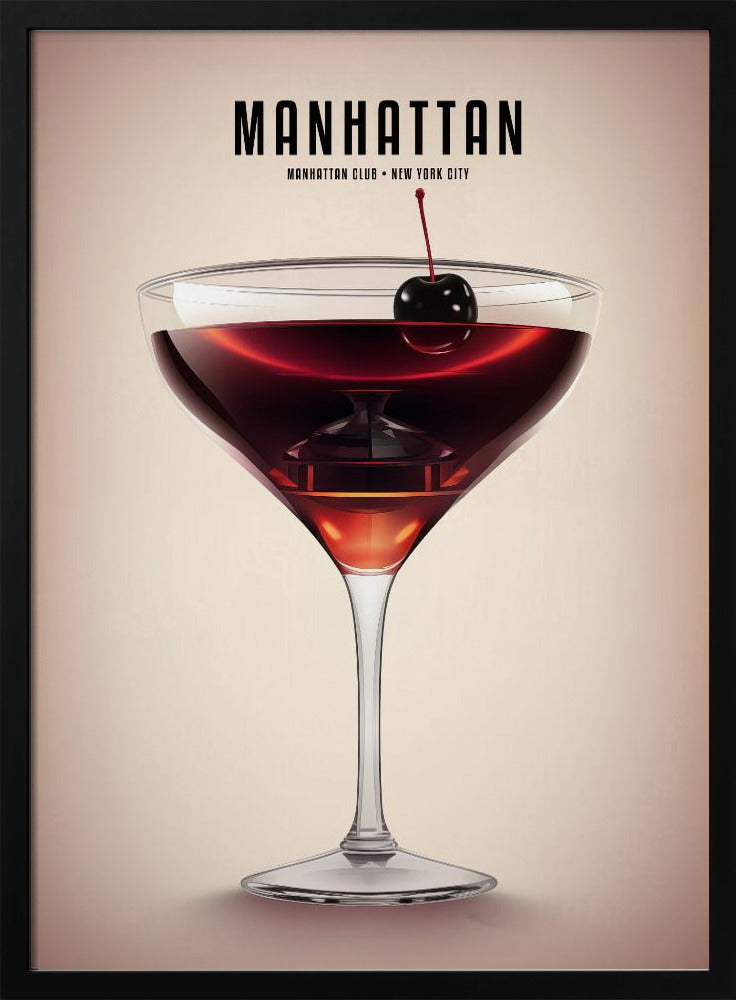 Manhattan Cocktail - Poster / Art Print