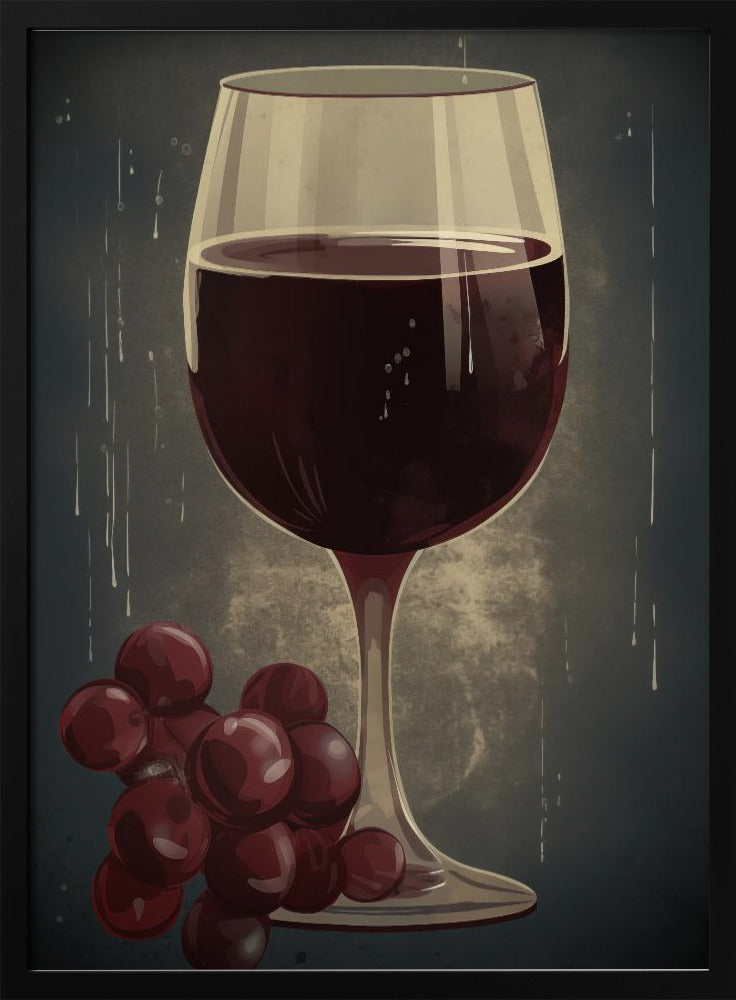 Red Red Wine No 1 - Poster / Art Print