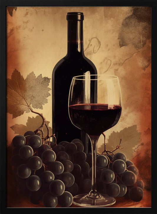 Red Red Wine No 2 - Poster / Art Print