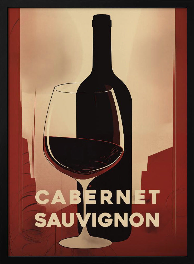 Red Red Wine No 3 - Poster / Art Print