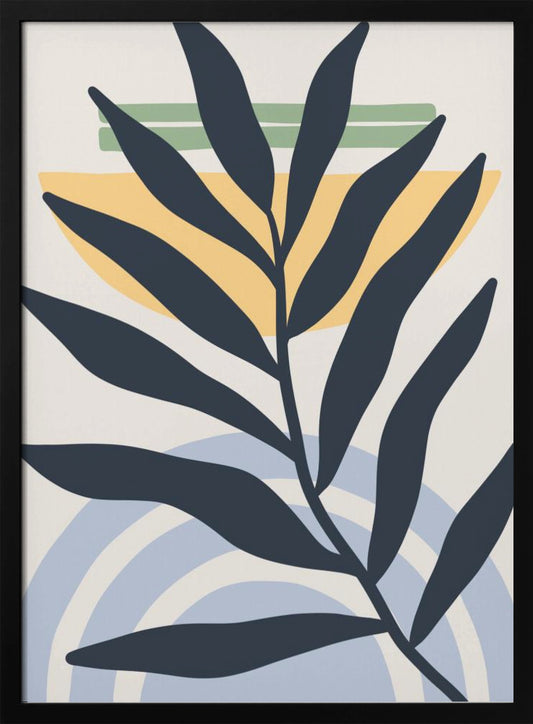 A modern and vibrant abstract art poster or art print, featuring various shapes and colors. Artwork