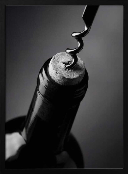 Wine Bottle Opening - Poster / Art Print