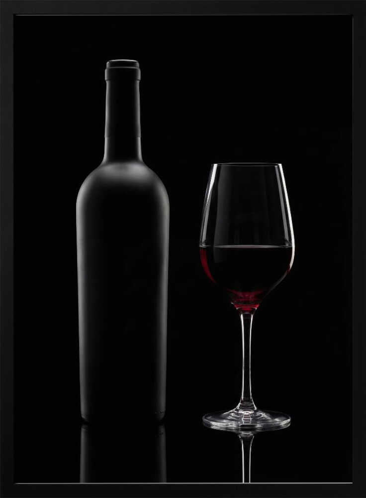Wine In the Dark - Poster / Art Print