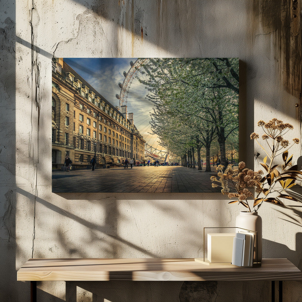 Last Daylights at the London Eye - Poster / Art Print