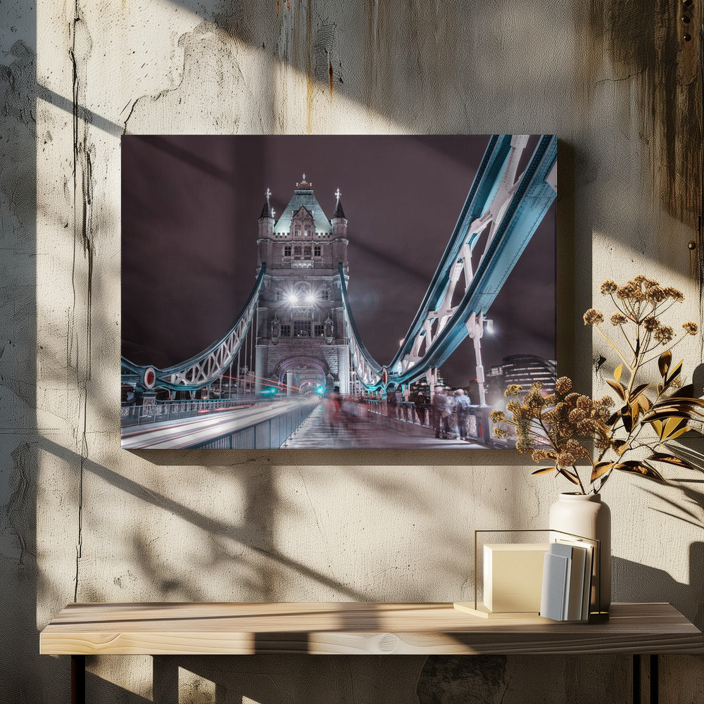 Tower Bridge Night Life - Poster / Art Print