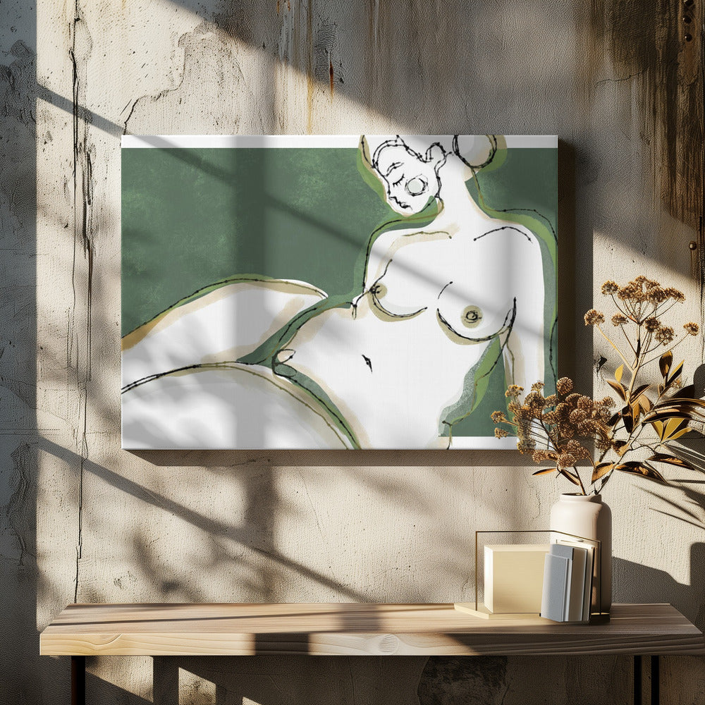 Sensuality (Green Version) - Poster / Art Print