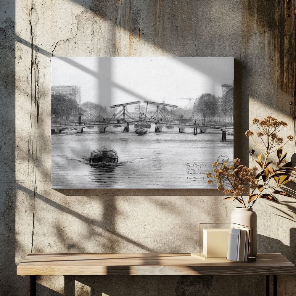 The Magere Brug In Amsterdam - 09-11-23 - Poster / Art Print