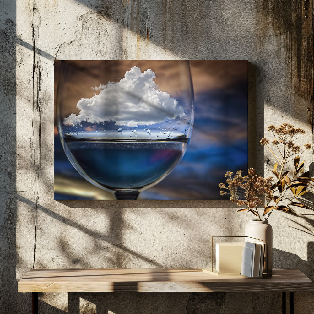 Cloud in a glass - Poster / Art Print