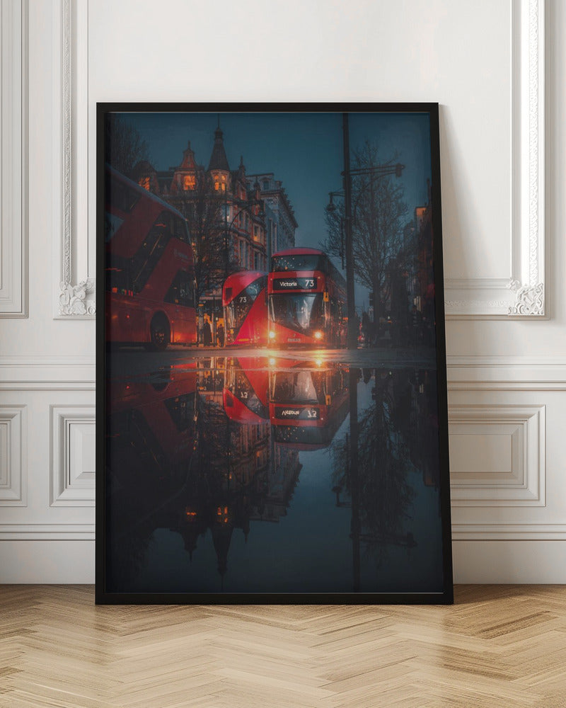 London night reflections - Poster / Art Print