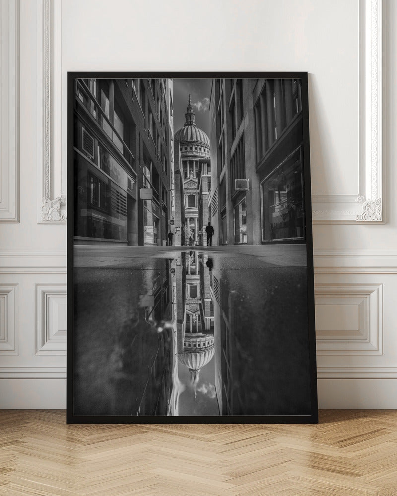 The Mirror Of St Paul's Cathedral - Poster / Art Print