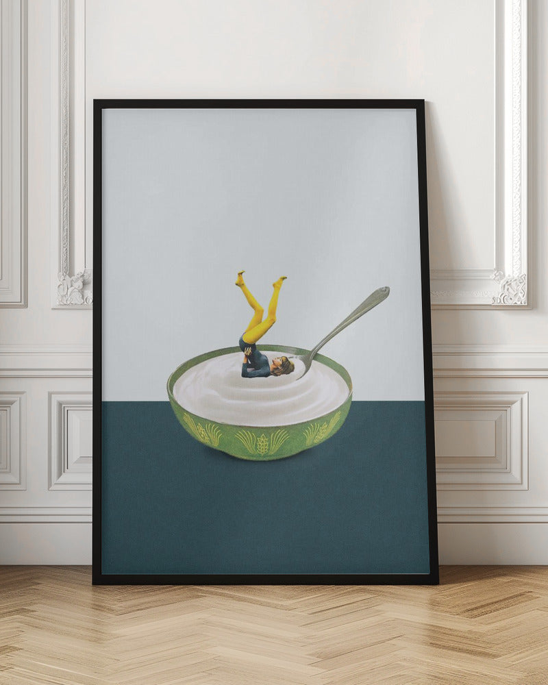 Yoga in my yogurt - Poster / Art Print