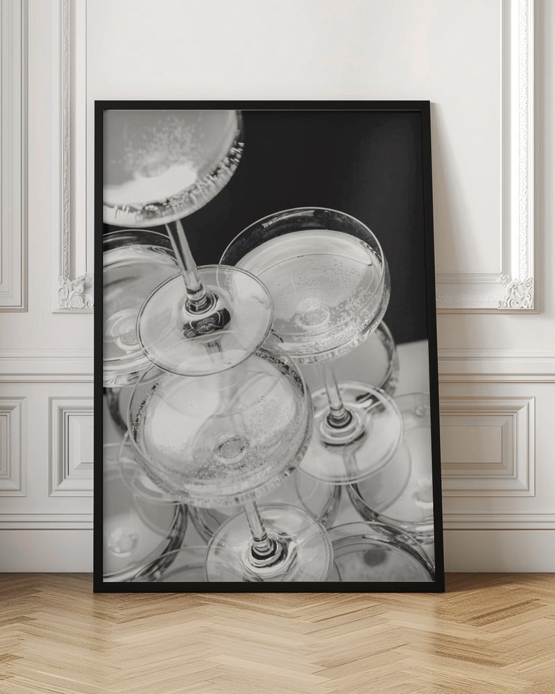 Champagne tower_5 - Poster / Art Print