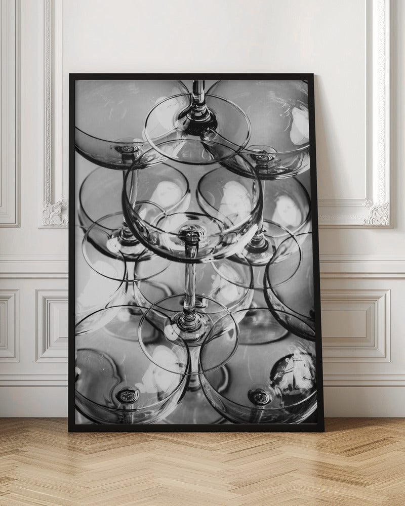 Champagne tower_8 - Poster / Art Print