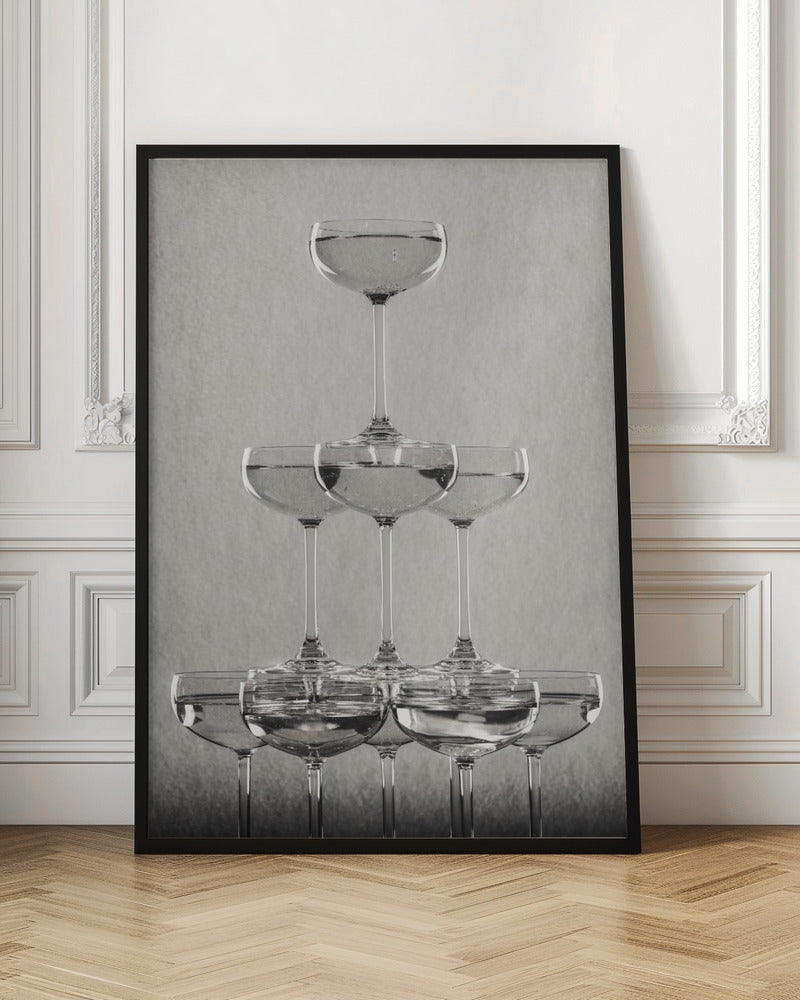 Champagne tower_9 - Poster / Art Print