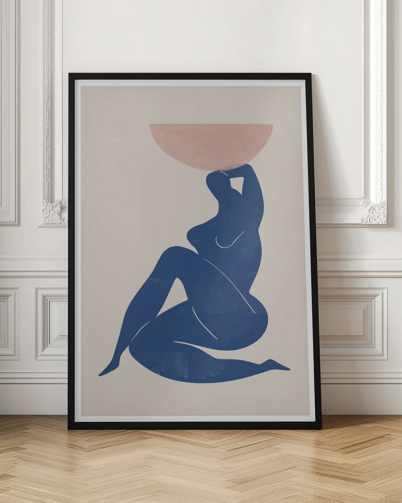 Vase and Woman - Poster / Art Print