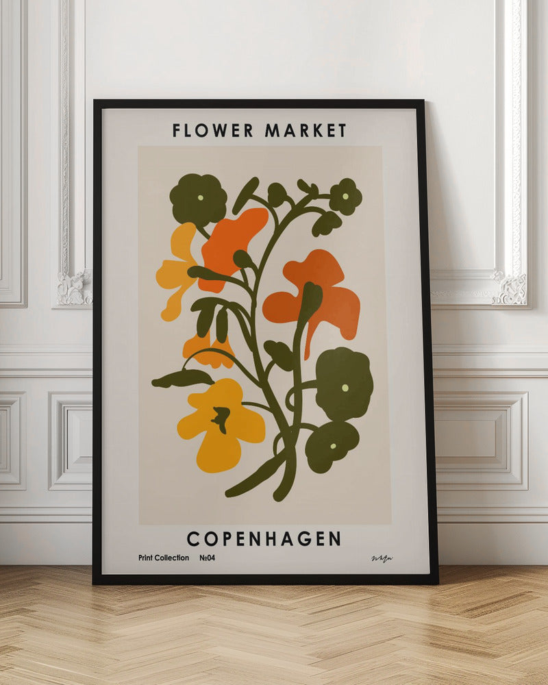 Flower Market. Copenhagen - Poster / Art Print