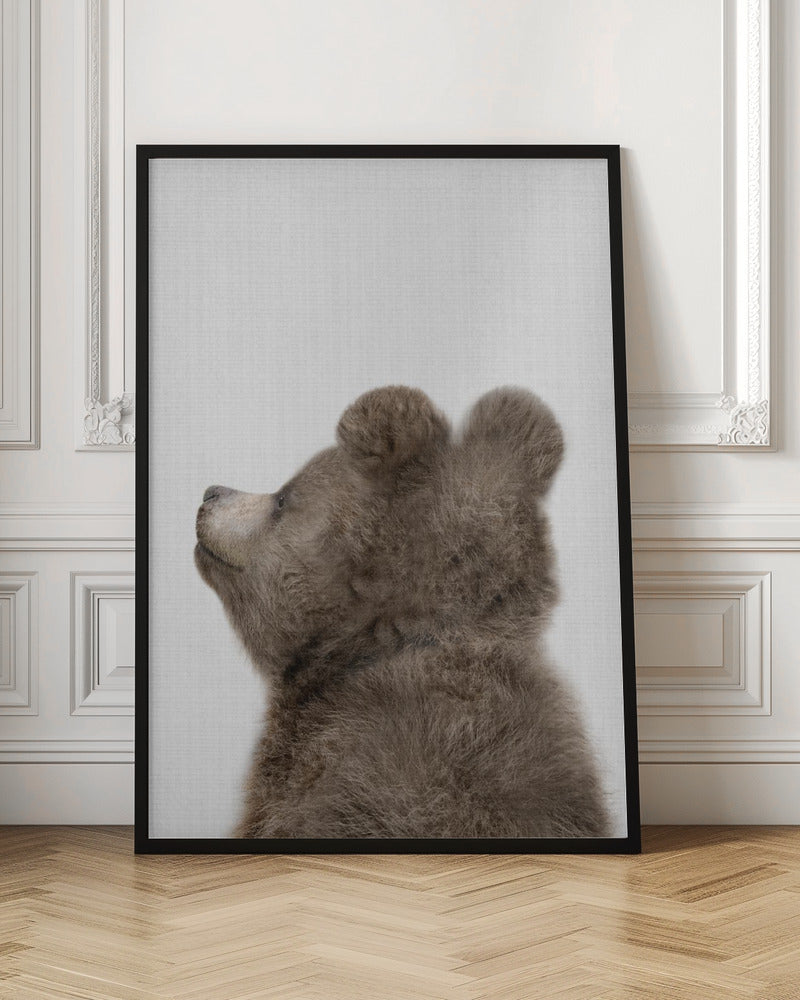 Peekaboo Baby Bear Back - Poster / Art Print