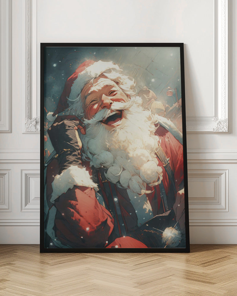 Laughing Santa - Poster / Art Print