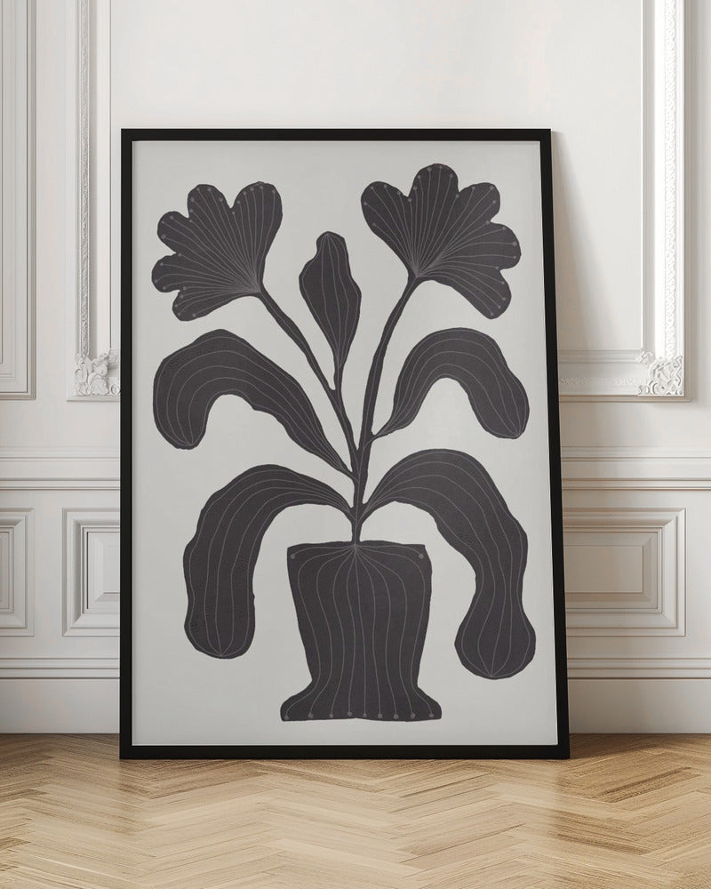 Linocut Flowers #2 - Poster / Art Print