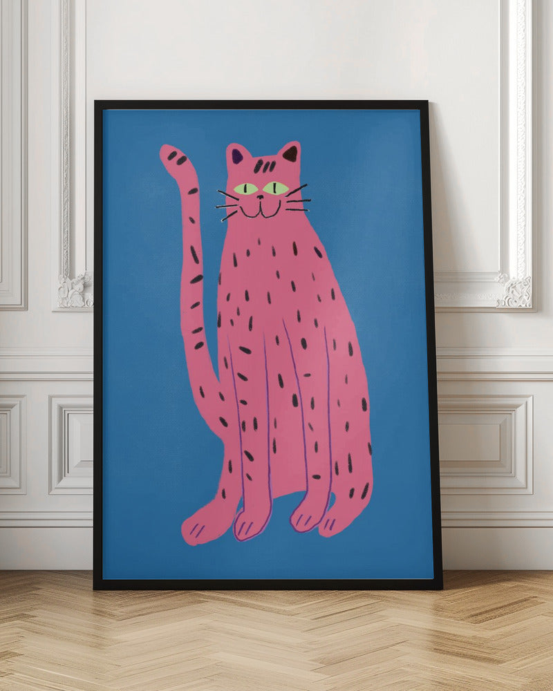 Pink cat - Poster / Art Print