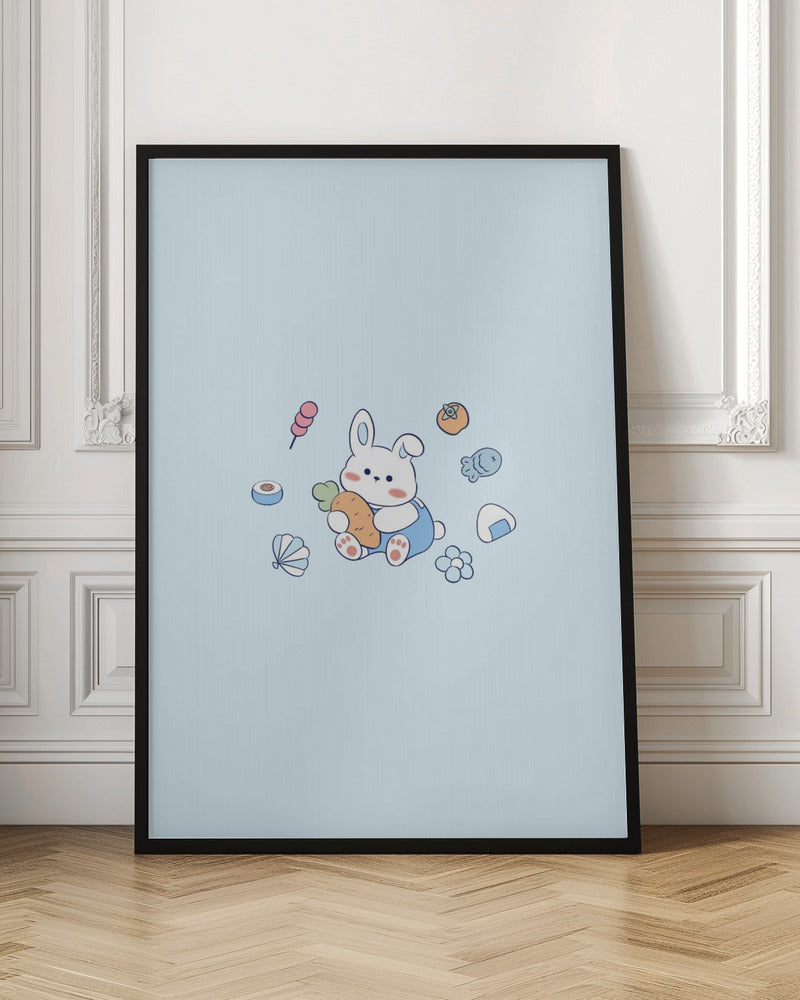 Lazy Rabbit - Poster / Art Print