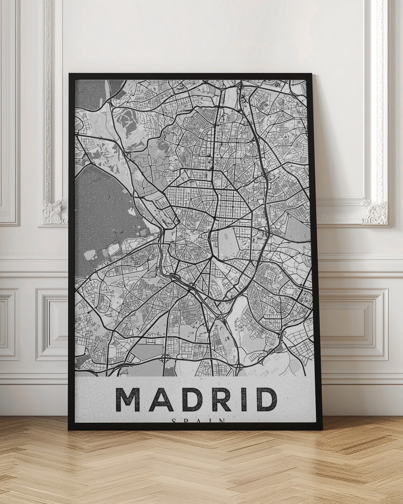 Madrid White - Poster / Art Print