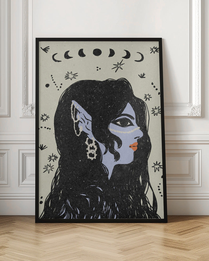 Portrait of a mermaid - Poster / Art Print